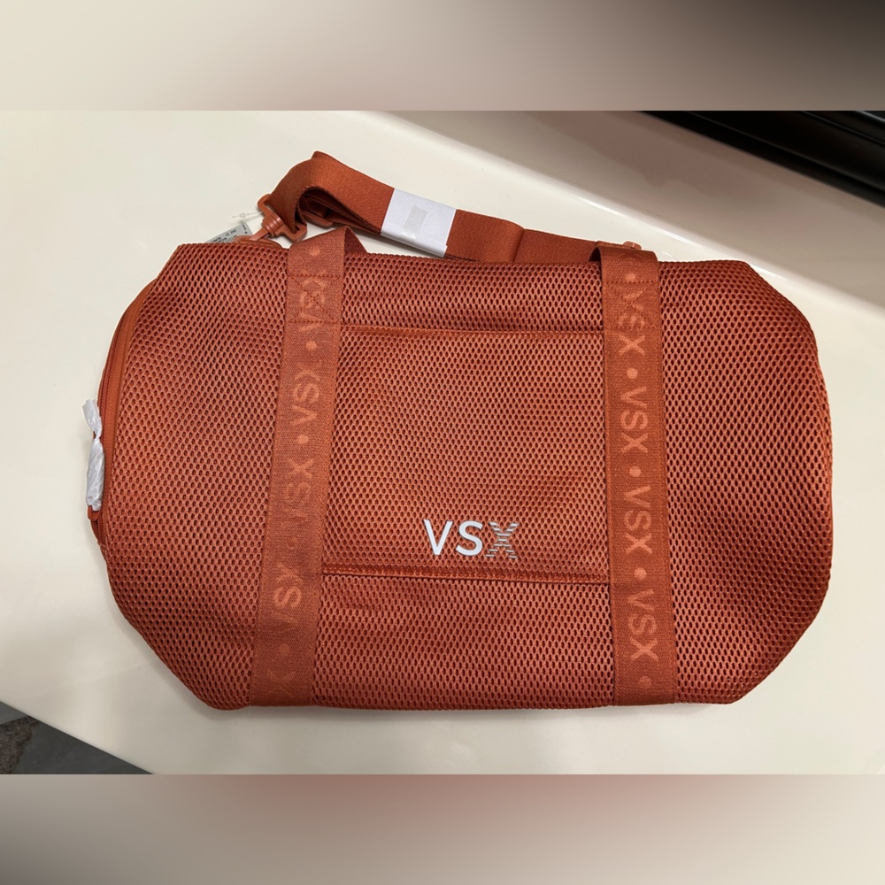 VSX Victoria’s Secret Rust Orange Duffle Bag